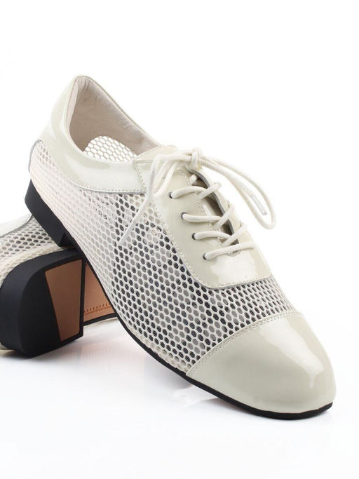 03-H17C-30NX LT. BEIGE Полуботинки женские (натуральная кожа)