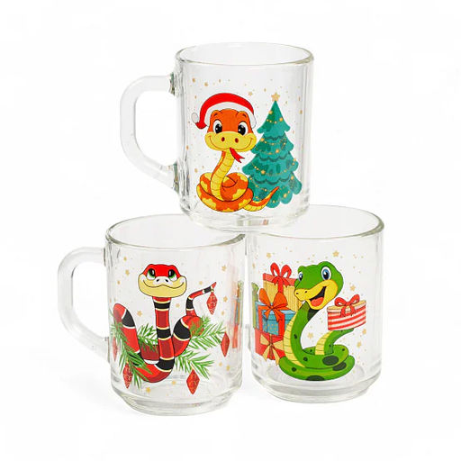 Кружка GREEN TEA НОВОГОДНИЕ ЗМЕЙКИ 200мл