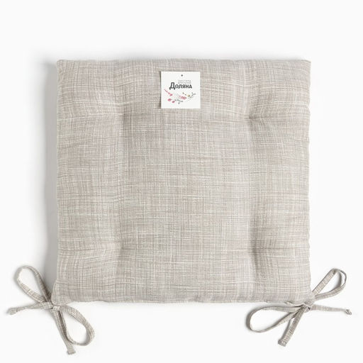 Сидушка Доляна Душевная кухня 42х42 см, 50% хлопок, 50% п/э, рогожка 158 г/м2  фото 4