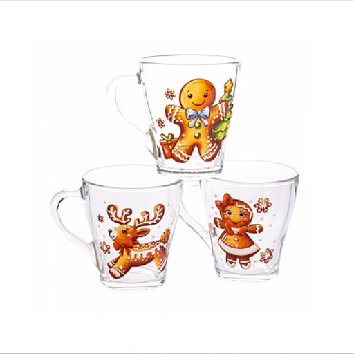 Кружка ГРАЦИЯ НОВОГОДНИЙ ПРЯНИК 250мл