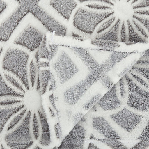 Плед/покрывало 180х200см "Царевна", велсофт "Bamboo" набивной, полиэстер 100%, плотность 260г/м2, упаковка: 18х33см пояс бумажный, "Домашняя мода" (Россия)