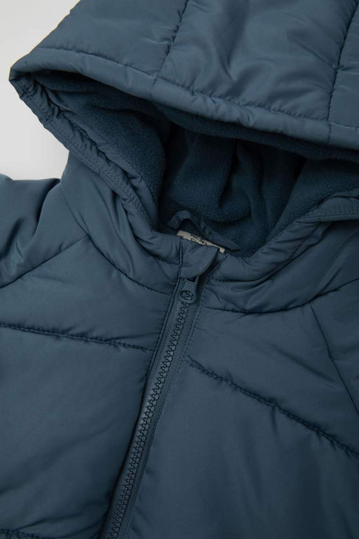 Водонепроницаемое пальто на флисовой подкладке для маленьких мальчиков - Defacto фото 2