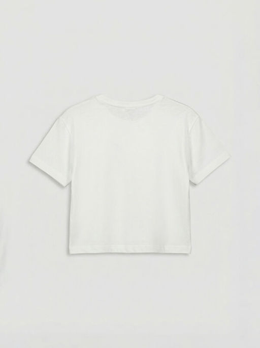 Fiyonk Bask?l? K?z ?ocuk Ti??rt ve ?ort