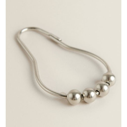 Крючки для штор Доляна, 12 шт., цвет хромированный