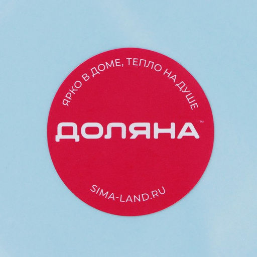 Чайная пара «Цветок», 3 предмета: чашка 240 мл, блюдце d=16 см, ложка, керамика, голубая