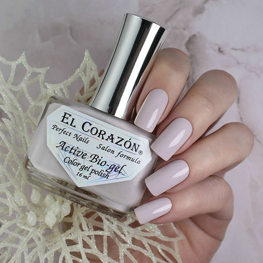 El Corazon 423/ 360 active Bio-gel Cream белый с сиреневым