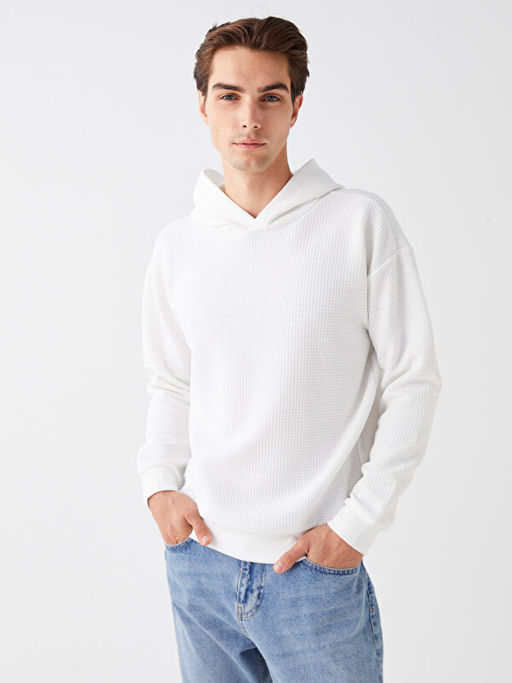 Uzun Kollu Erkek Hoodie