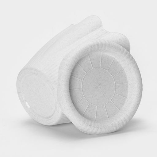 Горшок для цветов с поддоном «Эдельвейс», 5.3 л, d=24 см, h=21.8 см, мраморный