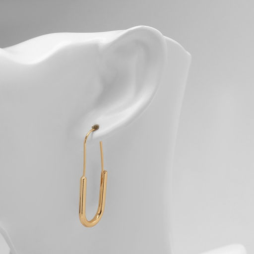 Серьги металл Богема булавки, цвет золото - Qf фото 3