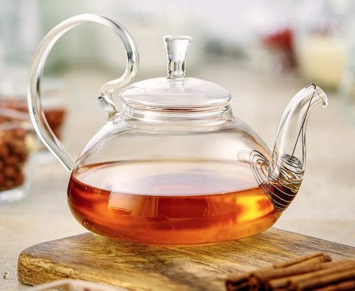 Чайник из жаропрочного стекла 600 мл Клюква - Слон фото 4