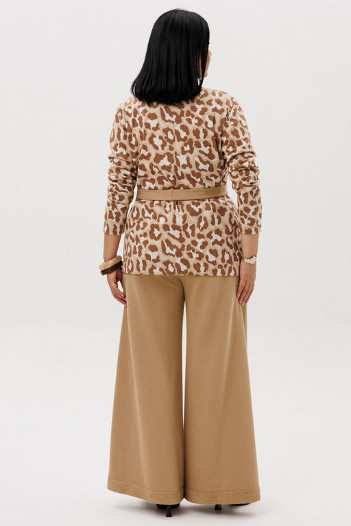 Костюм Anastasia 1292 бежевый (анималистический принт) фото 2