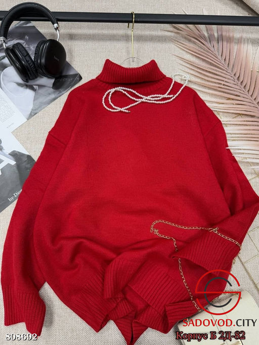 свитер женский с высоким горлом - Bruno фото 4