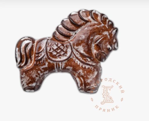 Печатный пряник 200 гр. Конь Повидло