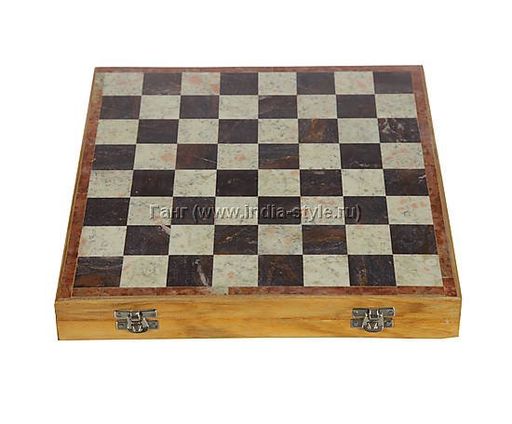 Шахматы 12 (камень+дерево) № Иг12ш