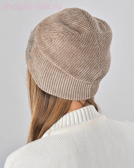 Велюр люрекс спорт Шапка флис (56-58)