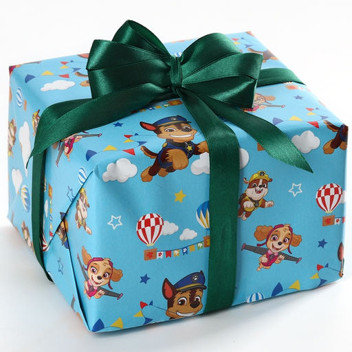 Цена за 10 шт. Бумага упаковочная глянцевая, Щенячий патруль, 70×100 см