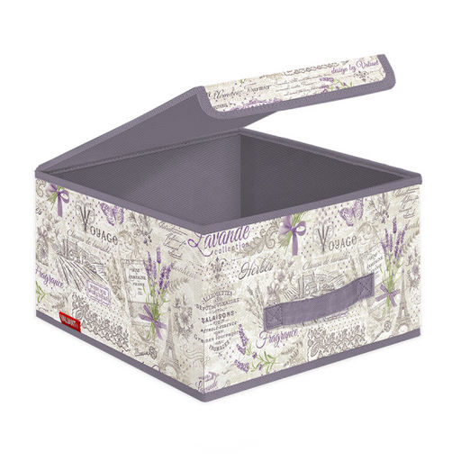 Короб стеллажный с крышкой, малый, 28*30*16 см Valiant  фото 47