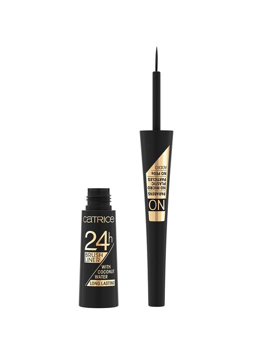 CATRICE Подводка для глаз 24h Brush Liner, 010 Ultra Black 2,5 мл  фото 2