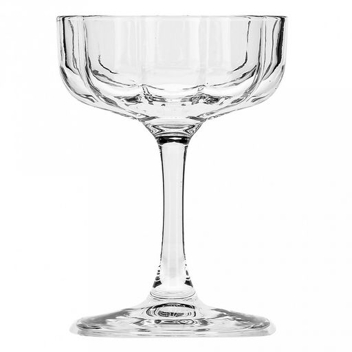 Бокал (креманка) стеклянный "Букет" 190мл, д9,7см, h13см, форма "Шале", набор 6шт, "Делисога (Delisoga)" (Китай)