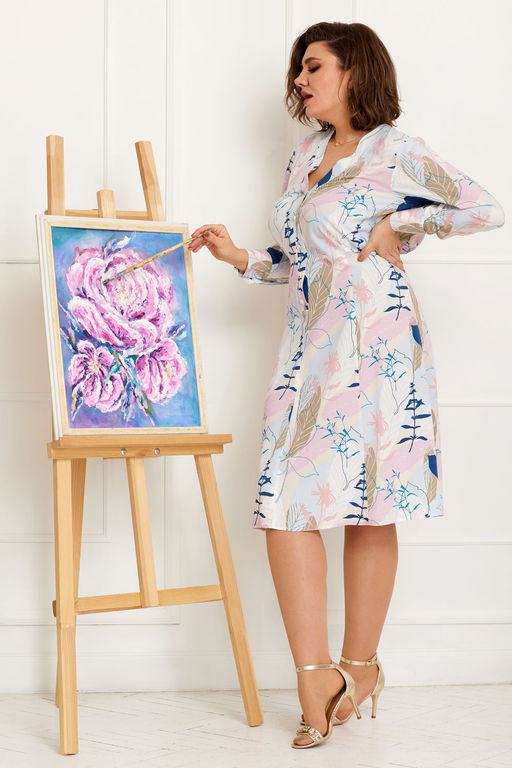 Платье BegiModa 1030-Р микс