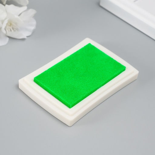 Цена за 2 шт. Штемпельная подушка «Фруктово-зеленый», 7.7×5.2×1.8 см