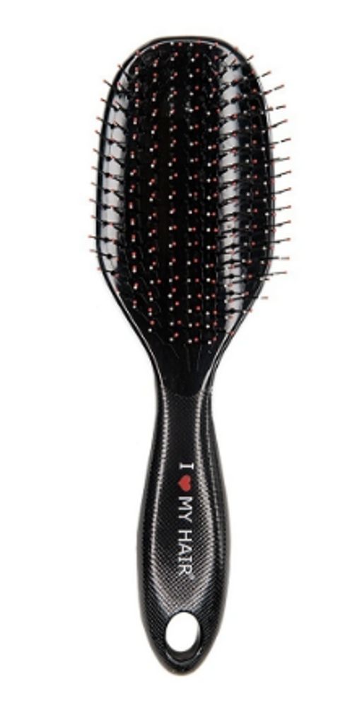 ILMH Spider 1502L Черная Щетка для бережного распутывания волос, 23 см - I love my hair фото 2