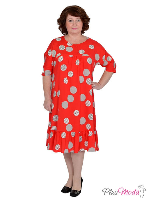 Платье Модель №632 размеры 44-84 - Plusmoda фото 2
