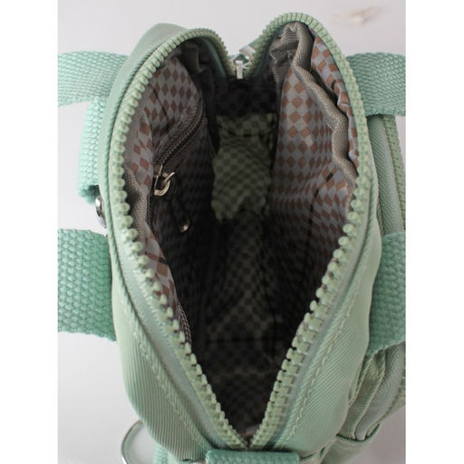Сумка женская текстиль CF-0461, (рюкзак-change) 1отд, плечевой ремень, мята SALE 261278