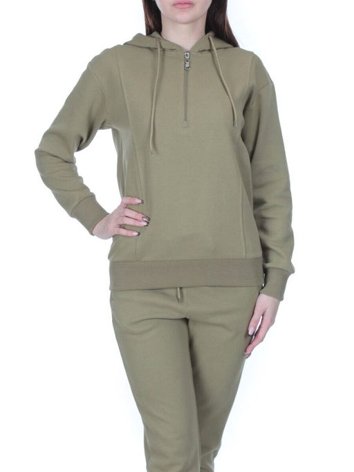NOH109 KHAKI Костюм спортивный женский (хлопок 90%, полиэстер 10%) - Fashion фото 3