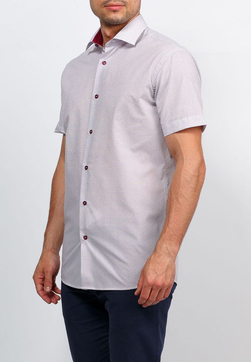 Сорочка мужская короткий рукав GREG 163/109/2034/Z/1  фото 9