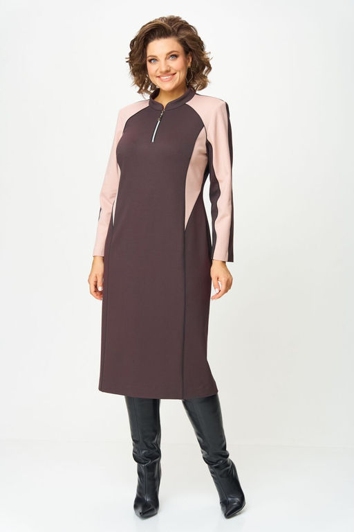Платье Aira Style 24427 Шоколадный