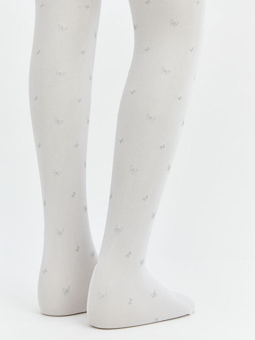 Bask?l? K?z ?ocuk ?nce K?lotlu ?orap 2li