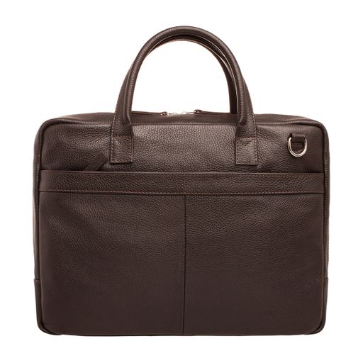 Кожаная деловая сумка для ноутбука Carter Black - Lakestone фото 2