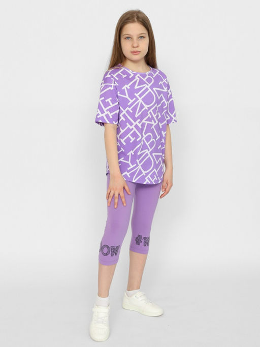 CRB wear/CSJG 70391-45-378 Бриджи для девочки,лаванда/Ex.Cherubino  фото 2