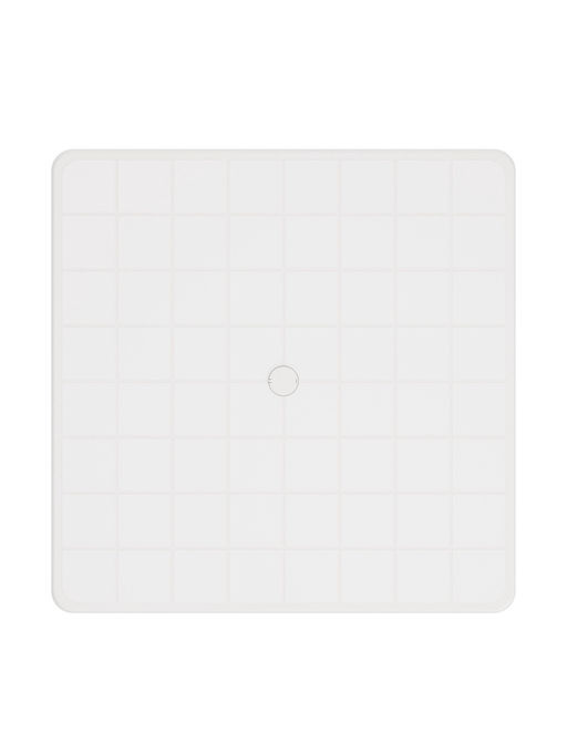 Стол квадратный «Атлант», 80×80×76.5 см, пластиковый, белый