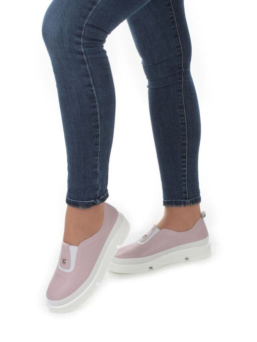 03-PDL253-5 VIOLET Полуботинки женские (натуральная кожа)