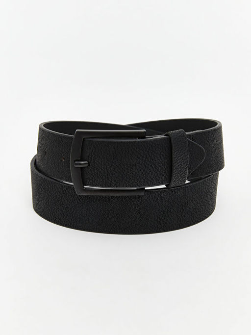 Deri G?r?n?ml? Erkek Kemer