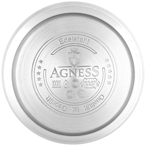 ЧАЙНИК AGNESS СО СВИСТКОМ, СЕРИЯ ТЮДОР,3,0 Л ТЕРМОАККУМУЛИРУЮЩЕЕ ДНО, ИНДУКЦИЯ фото 4