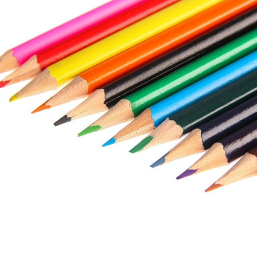 Цветные карандаши 12 цветов, «Единорог», Минни Маус