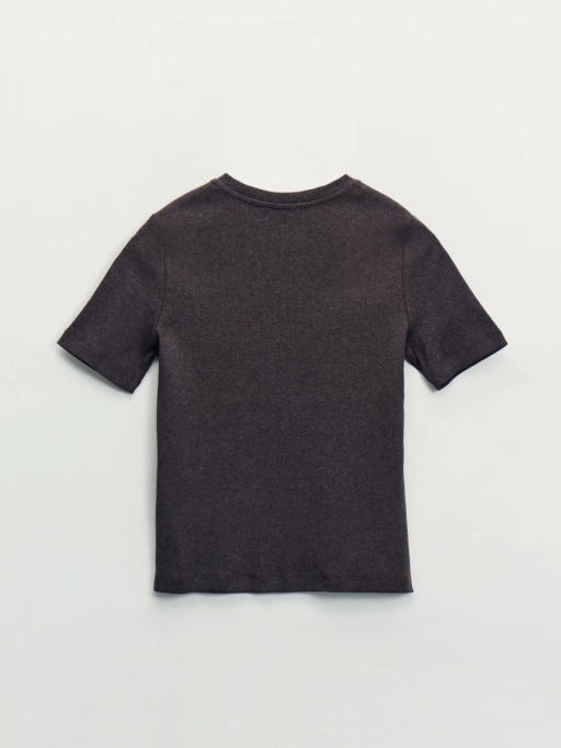 Базовая футболка в рубчик / Zarina  фото 7