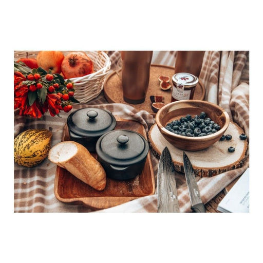 Горшочек для запекания с крышкой Walmer Iron-Black, 0.25 л, цвет черный  фото 13