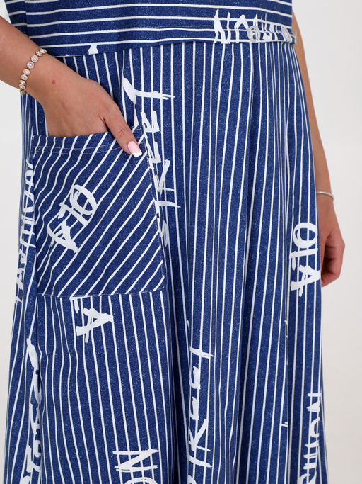 Мария ПЛАТЬЕ ЖЕНСКОЕ (Синий) - А-дина фото 7