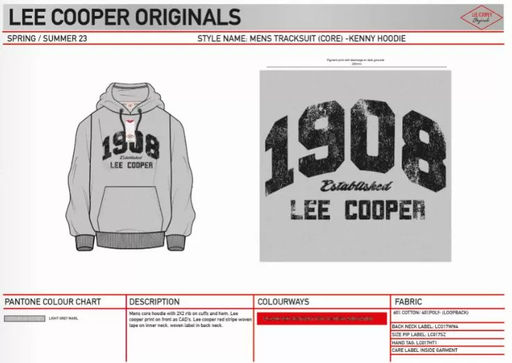 Толстовка KENNY / Lee Cooper фото 2