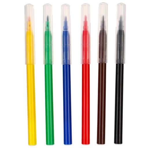 Фломастеры Синий трактор, 6 цветов, вентилируемый колпачок  фото 9