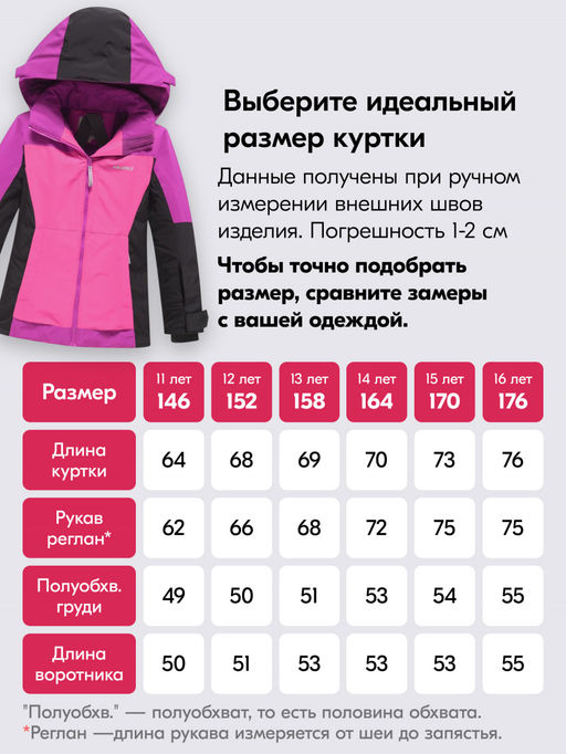 Горнолыжный костюм зимний для девочки розового цвета 9434R