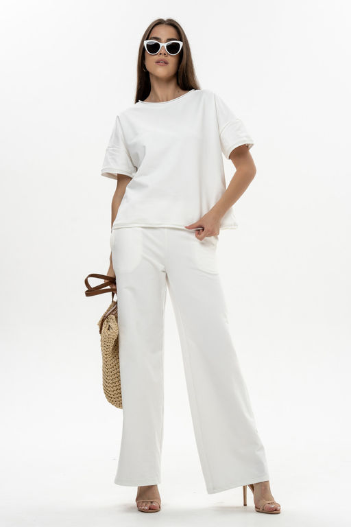 Брюки хлопок с лайкрой - Solo mio фото 2