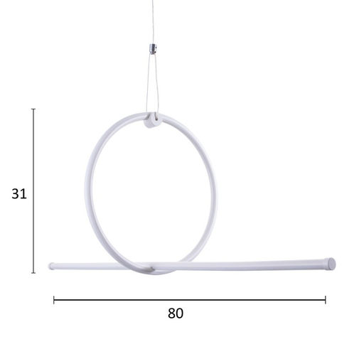 Светильник BayerLux 1797/2 LED 70 Вт белый 80×30-130 см