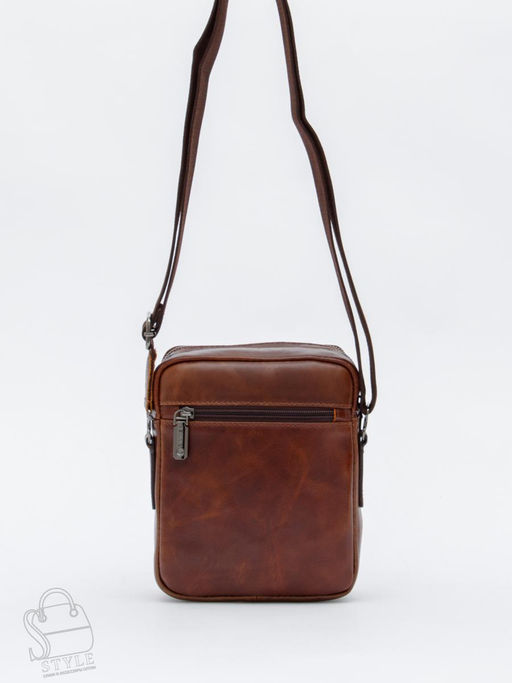 Сумка мужская кожаная 8882-2Z brown Zinimsk