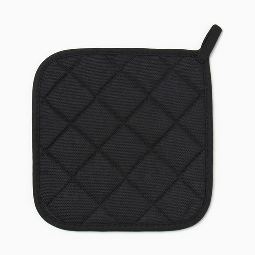 Прихватка Доляна Душевная кухня цв.черный 17х17 рогожка,100% х/л  фото 3