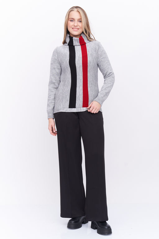 Джемпер 351973/серый микс - Злата Стиль фото 3